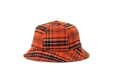BEAMS Check Metro Hat "Orange"
