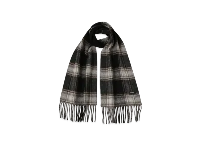 BEAMS Gradation Check Scarf "Black"