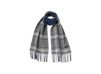 BEAMS Gradation Check Scarf "Gray"