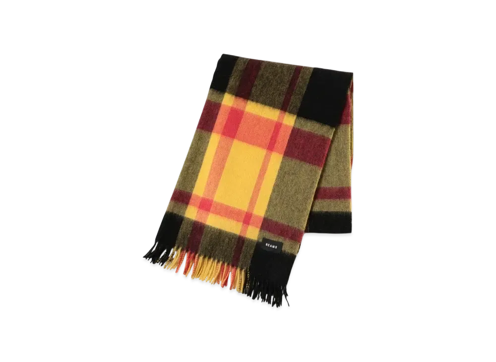 BEAMS Check Big Stall "Yellowcheck"