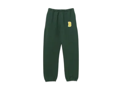 BEAMS B Logo Sweatpants "Green"