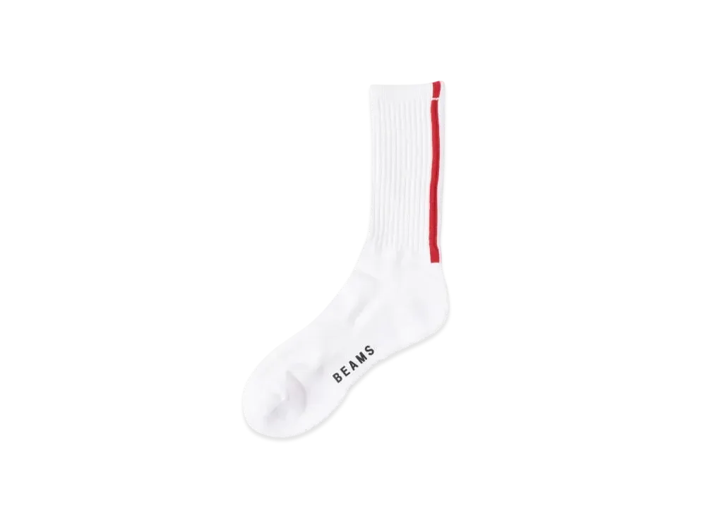 BEAMS Backline Socks "White"