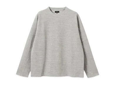 BEAMS Double Face Long Sleeve "Gray"