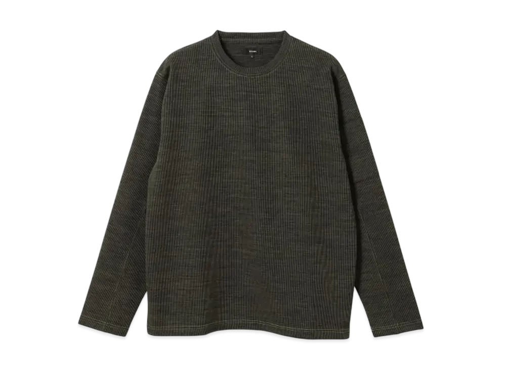 BEAMS Double Face Long Sleeve "Olive"