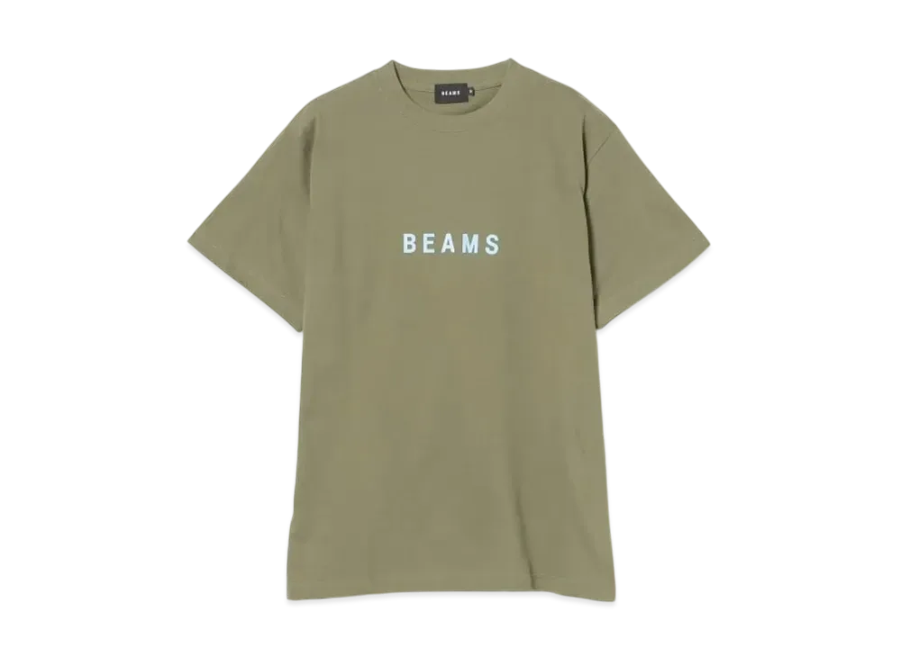 BEAMS Logo Tee 25SS "Olive"