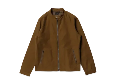 BEAMS Cotton Moleskin Single Rider Jacket "Brown"