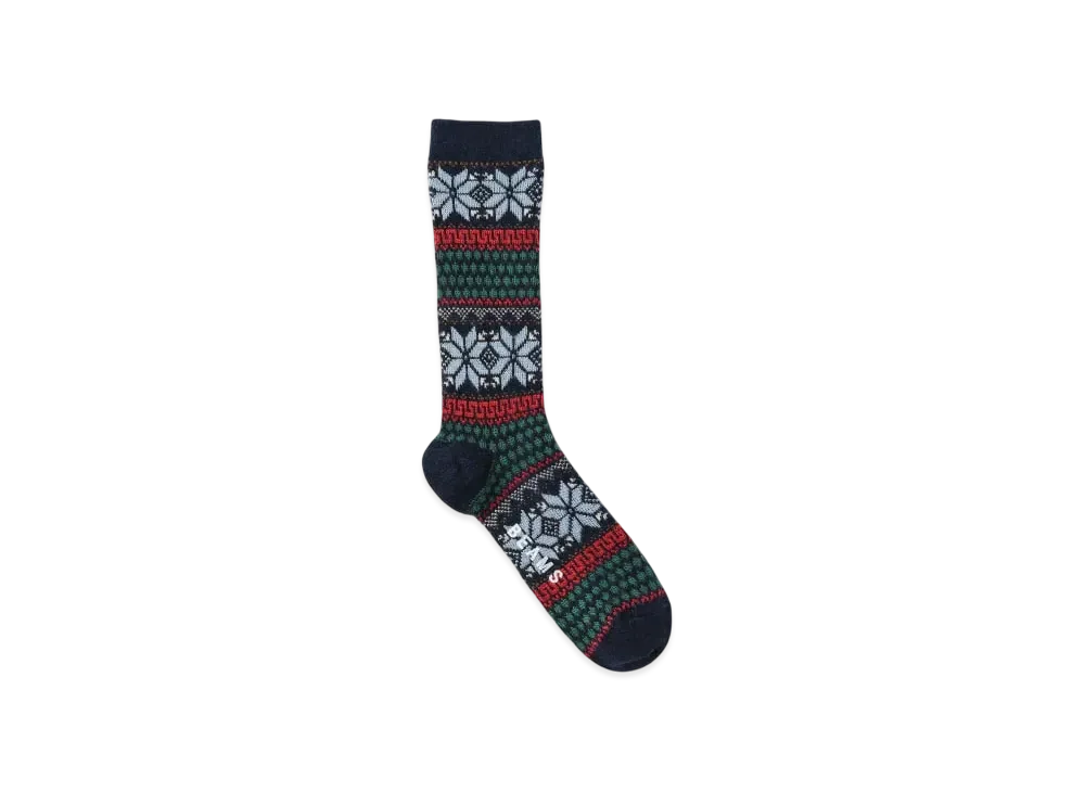BEAMS Snow Jacquard Socks "Navy"