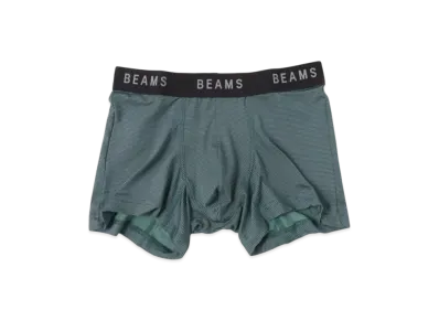 BEAMS Micro Border Boxer Shorts "NavyBlue"