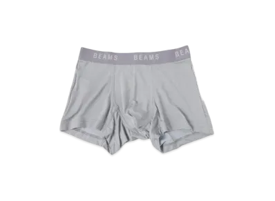 BEAMS Micro Border Boxer Shorts "Gray"