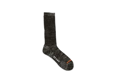 BEAMS Woolly Pile Socks "Black"
