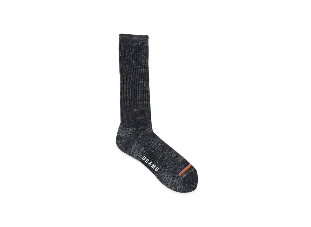 BEAMS Woolly Pile Socks "Navy"