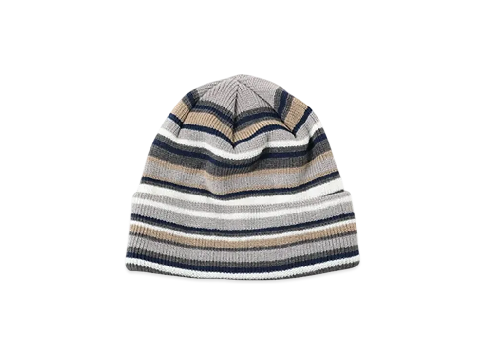 BEAMS Multi-Border Watch Cap "Gray"