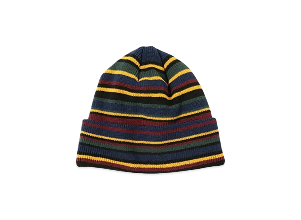 BEAMS Multi-Border Watch Cap "Navy"