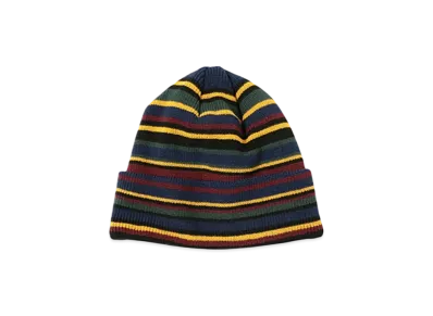 BEAMS Multi-Border Watch Cap "Navy"