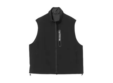 BEAMS Dermizax(TM) Reversible Filled Vest "Black"