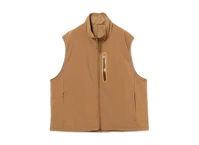 BEAMS Dermizax(TM) Reversible Filled Vest "Beige"