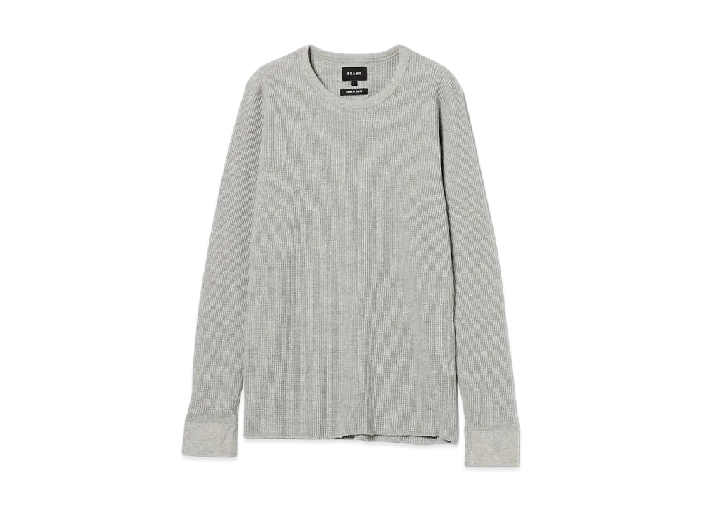 BEAMS Thermal Cut And Sew "TopGray"