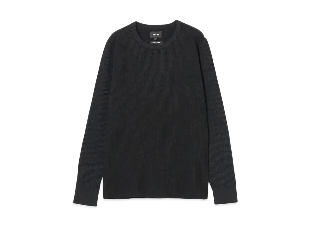 BEAMS Thermal Cut And Sew "Black"