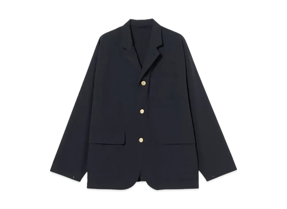 BEAMS Water Repellent Tech Blazer Jacket "Navy"