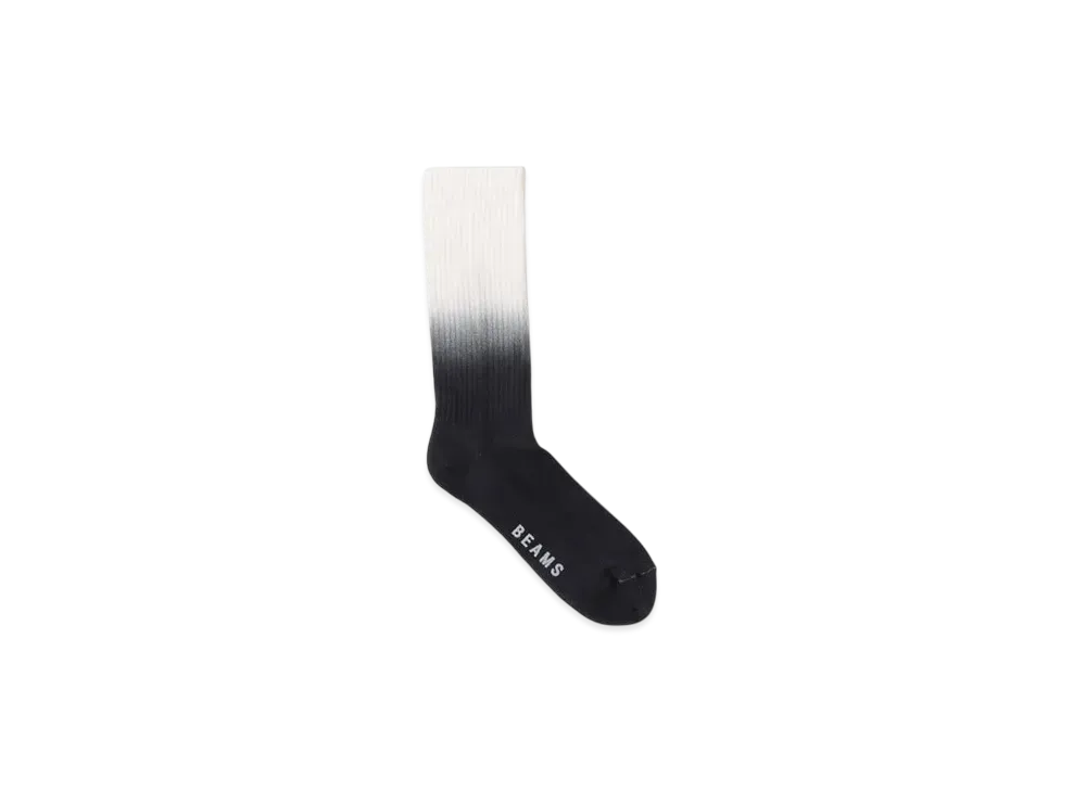 BEAMS Gradient Socks "Black"