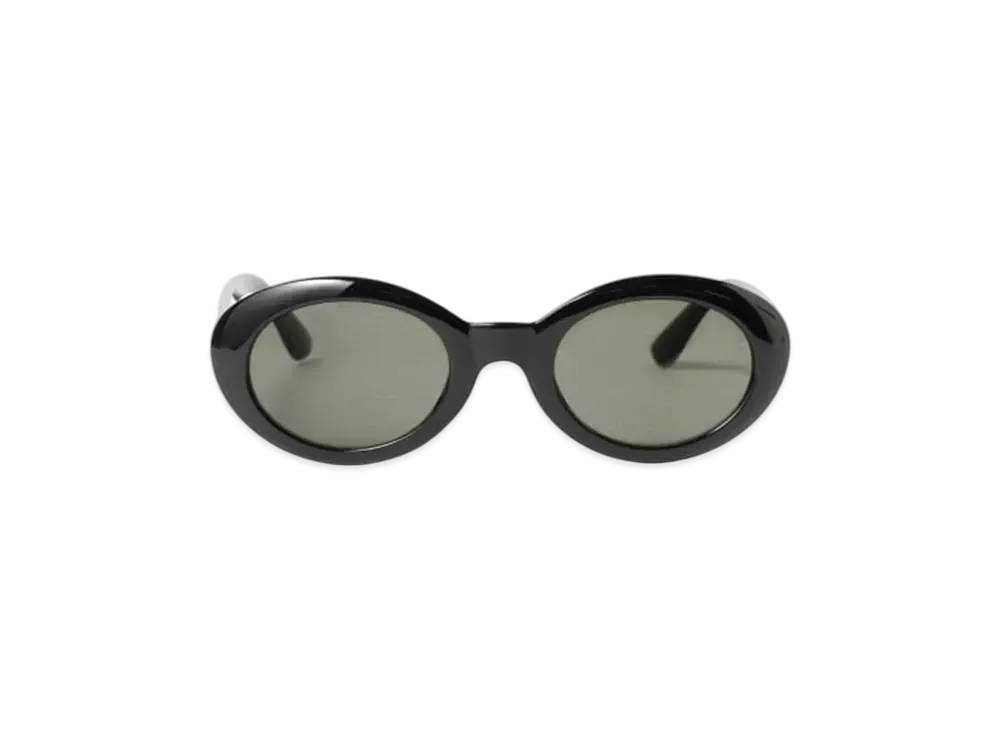 BEAMS Ken Oval Sunglasses "Black"