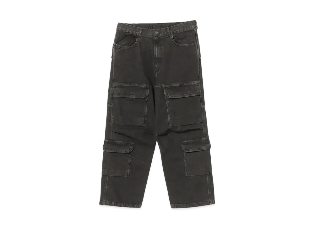 BEAMS Double Pocket Denim Pants "Black"