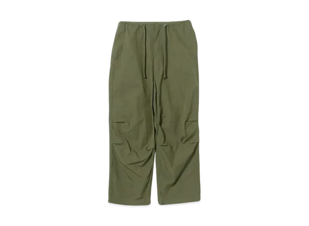 BEAMS Cotton Nylon Overpants "Olive"