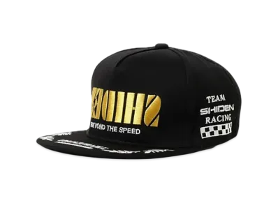 BEAMS Shiden / F.V. Racing Cap - Cotton Twill "Black"