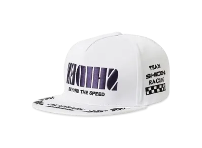 BEAMS Shiden / F.V. Racing Cap - Cotton Twill "White"