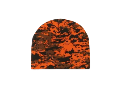 BEAMS Digital Camo Watch Cap "Orange"