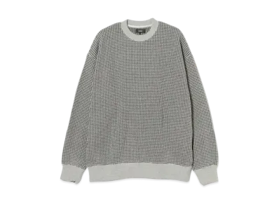 BEAMS Heavyweight Waffle Tee "TopGray"