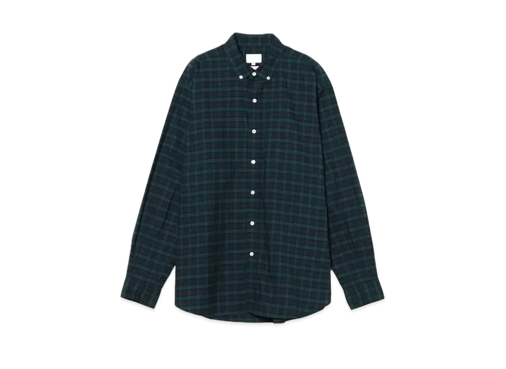 BEAMS Basic Loose Button Down Shirt "Watch"