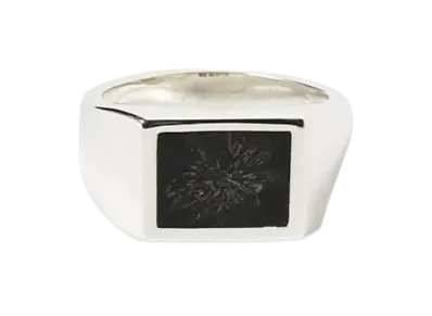 BEAMS x XOLO JEWELRY Exclusive Signet Ring "Black"