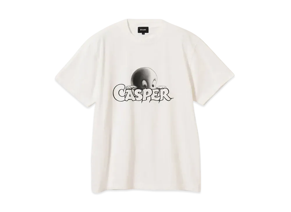 BEAMS Casper Print Tee "White"