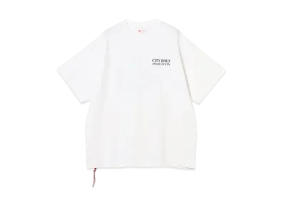 BEAMS City Bird Association Eagle Print Tee "White"