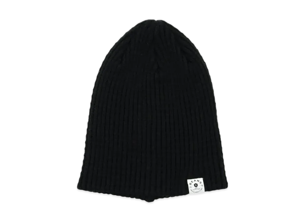 BEAMS Loose Beanie "Black"