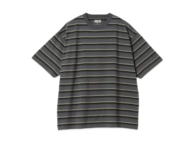 BEAMS Loose Border Tee "Gray"