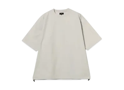 BEAMS Water Repellent Tech Loose Tee "LightGray"