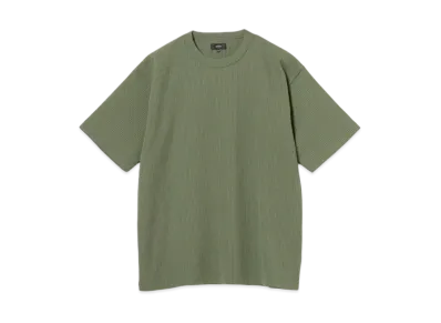 BEAMS Waffle Tee "Olive"