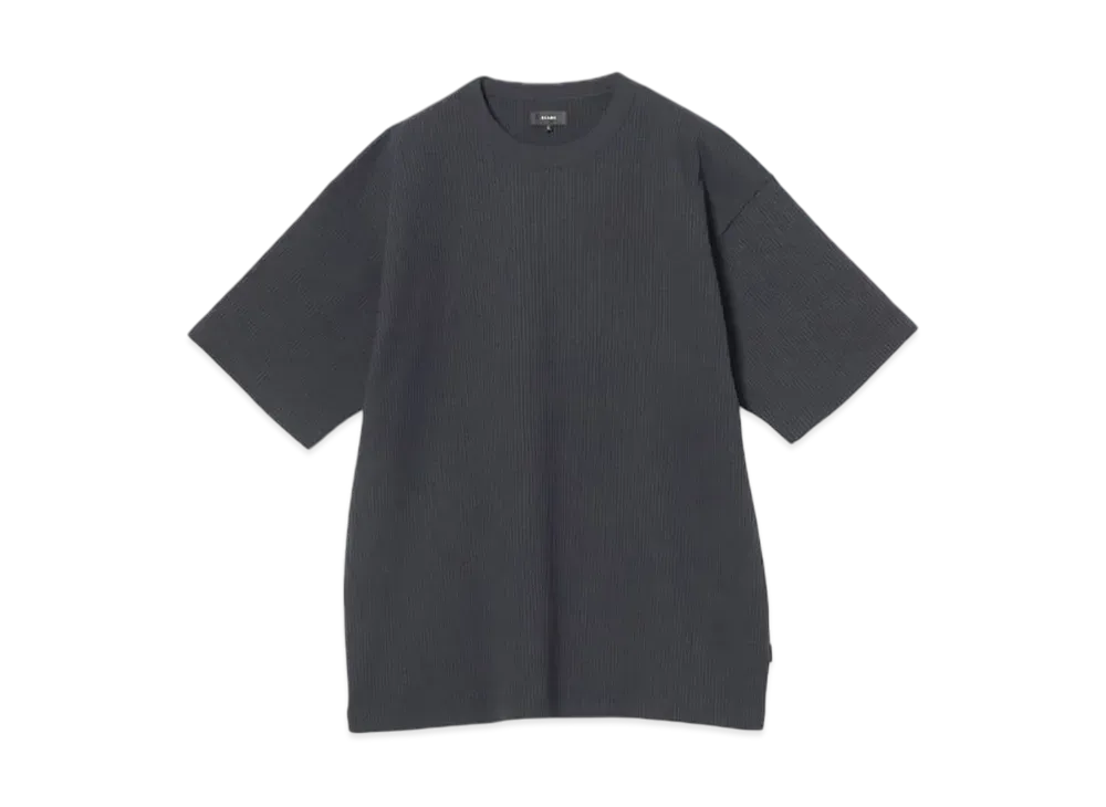 BEAMS Waffle Tee "Black"