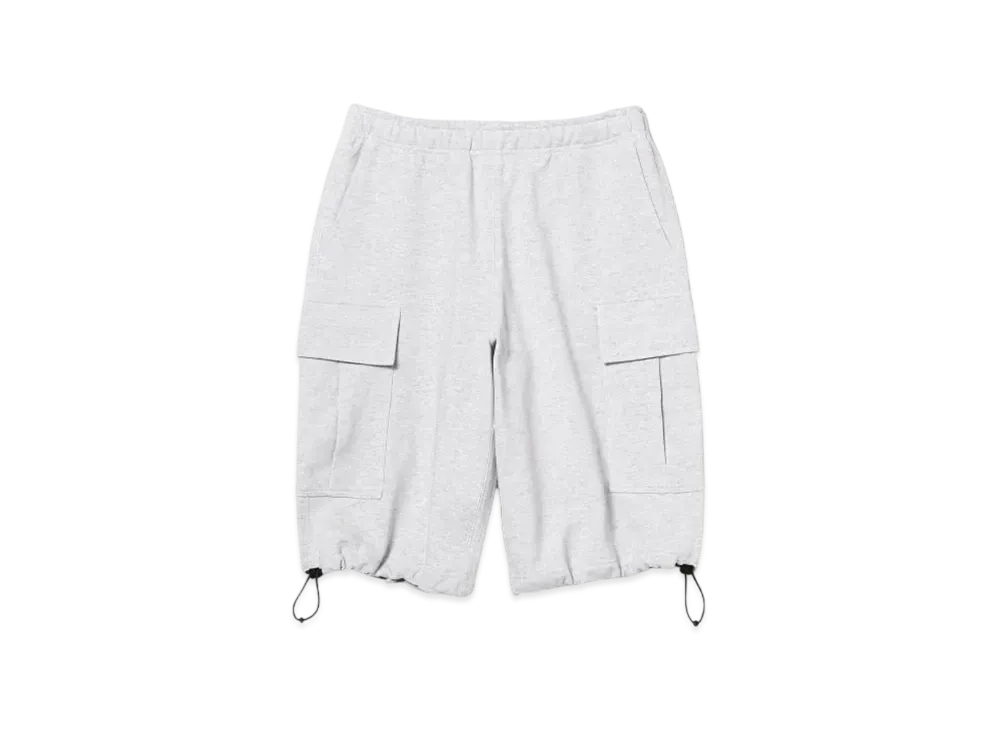BEAMS Sweat Cargo Shorts "AshGray"
