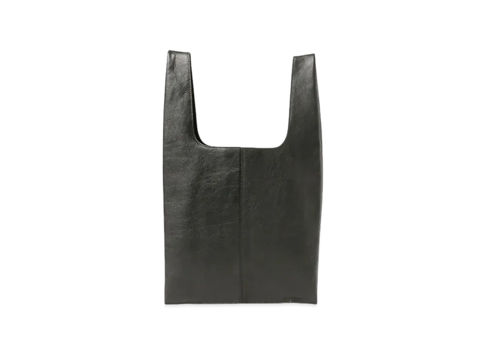 BEAMS 2Way Leather Tote Bag "Black"