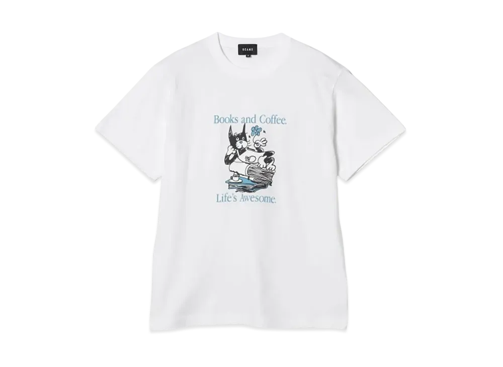 BEAMS Awesome Life Tee "White"
