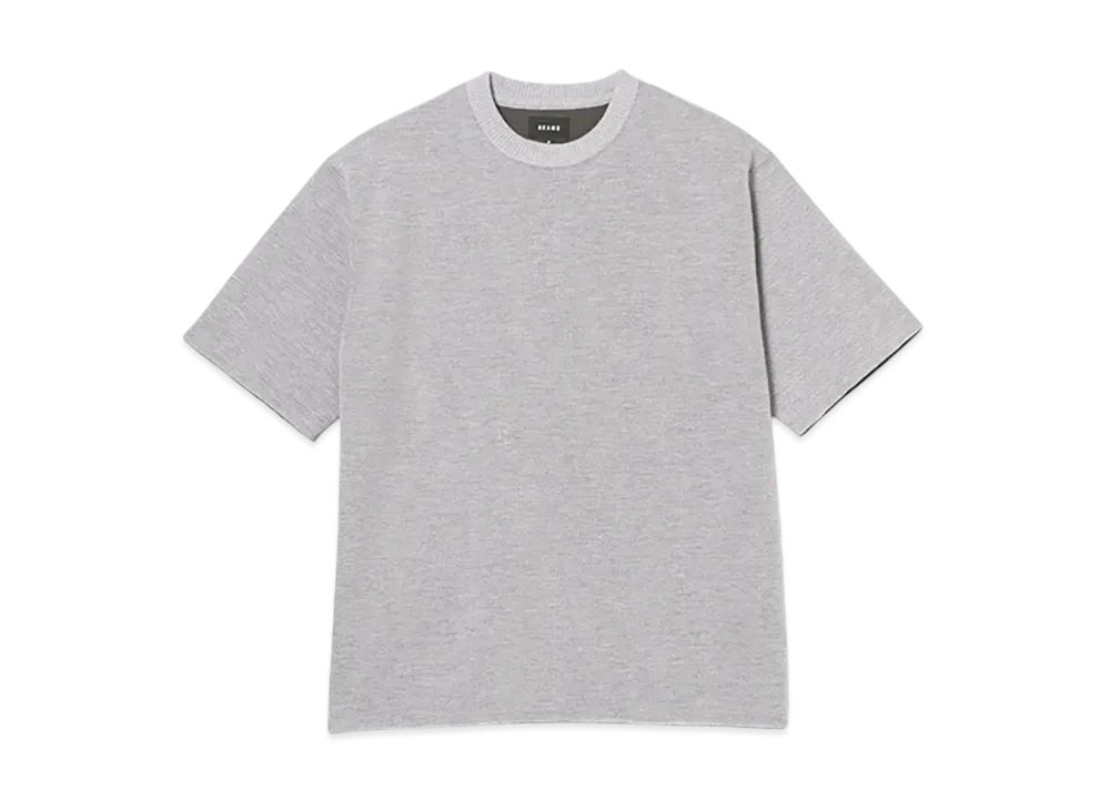 BEAMS Kanoko Jersey Crew Neck "TopGray"