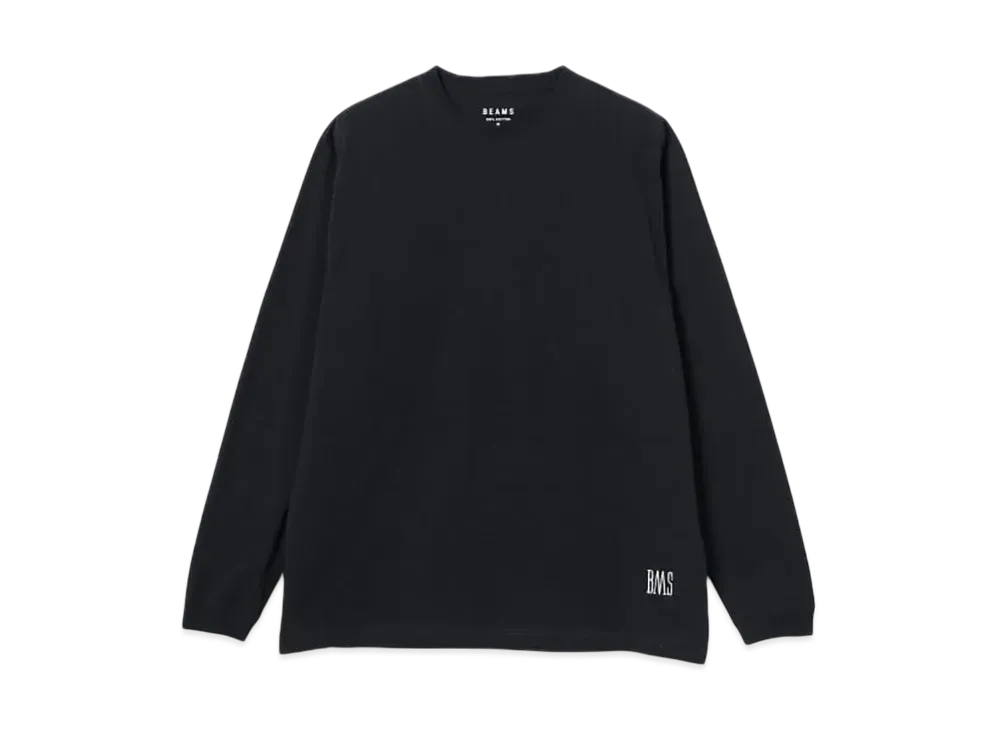BEAMS Logo Basic Long Sleeve Tee "Black"