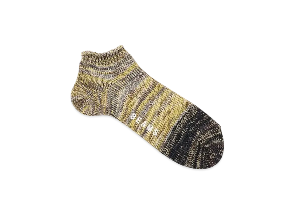 BEAMS Mixed Ankle Socks "Yellow"