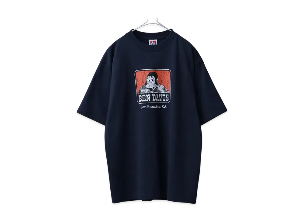 BEN DAVIS Crumble Icon S/S T-Shirt "Navy"