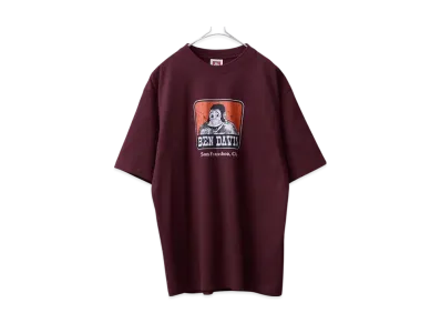 BEN DAVIS Crumble Icon S/S T-Shirt "Wine"
