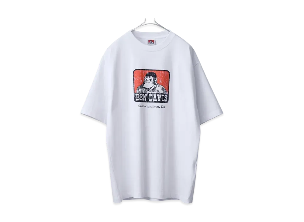 BEN DAVIS Crumble Icon S/S T-Shirt "White"