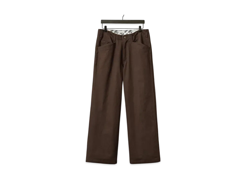BEN DAVIS Extra Wide Work Pants "Brown"